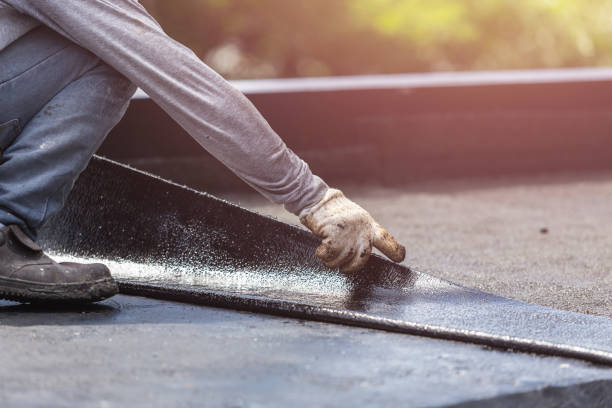 Professional Waterproofing technician working in Ovid, MI